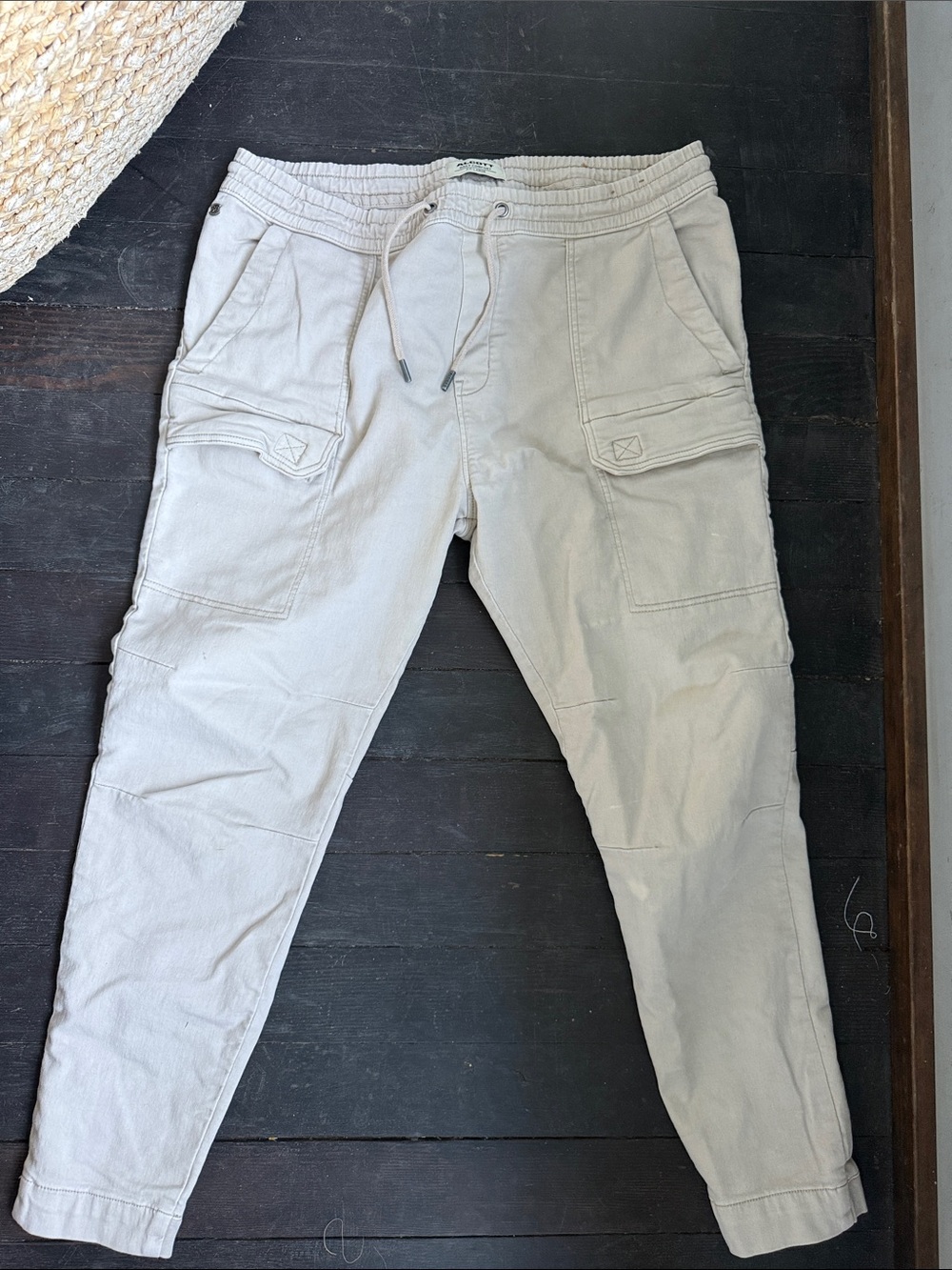 ALC District Men's Light Beige Cargo Jogger Pants xxl